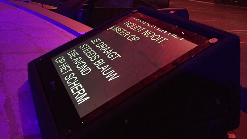 EuroCue Teleprompter Floor Monitor